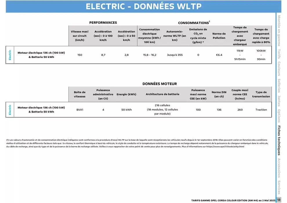 Opel Corsa du 12 mai au 12 mai 2026 - Catalogue page 13