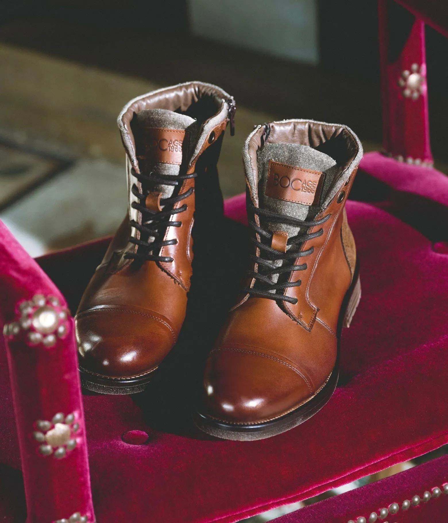 BOOTS GABIN COGNAC