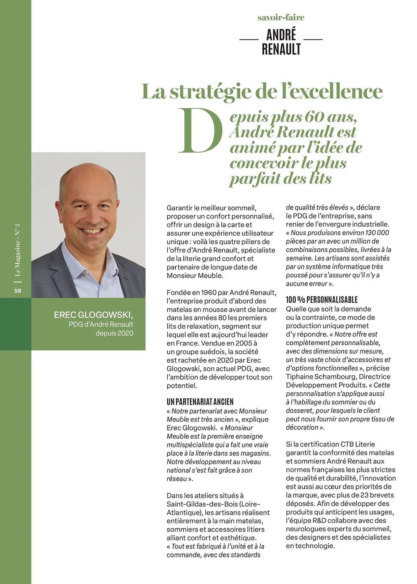 Catalogue monsieur meuble du 16 septembre au 31 mai 2026 - Catalogue page 58