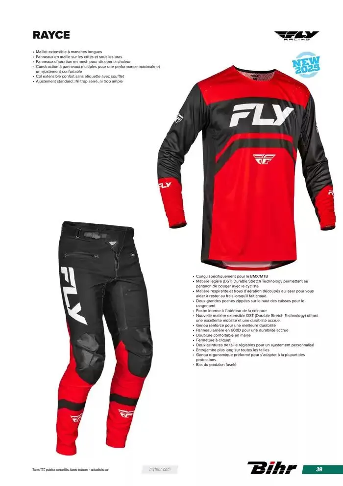 FLY RACING BMX 2025 du 12 avril au 31 décembre 2025 - Catalogue page 39