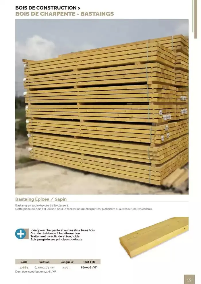 BOIS PANNEAUX 2025 2026 du 30 avril au 31 décembre 2026 - Catalogue page 59
