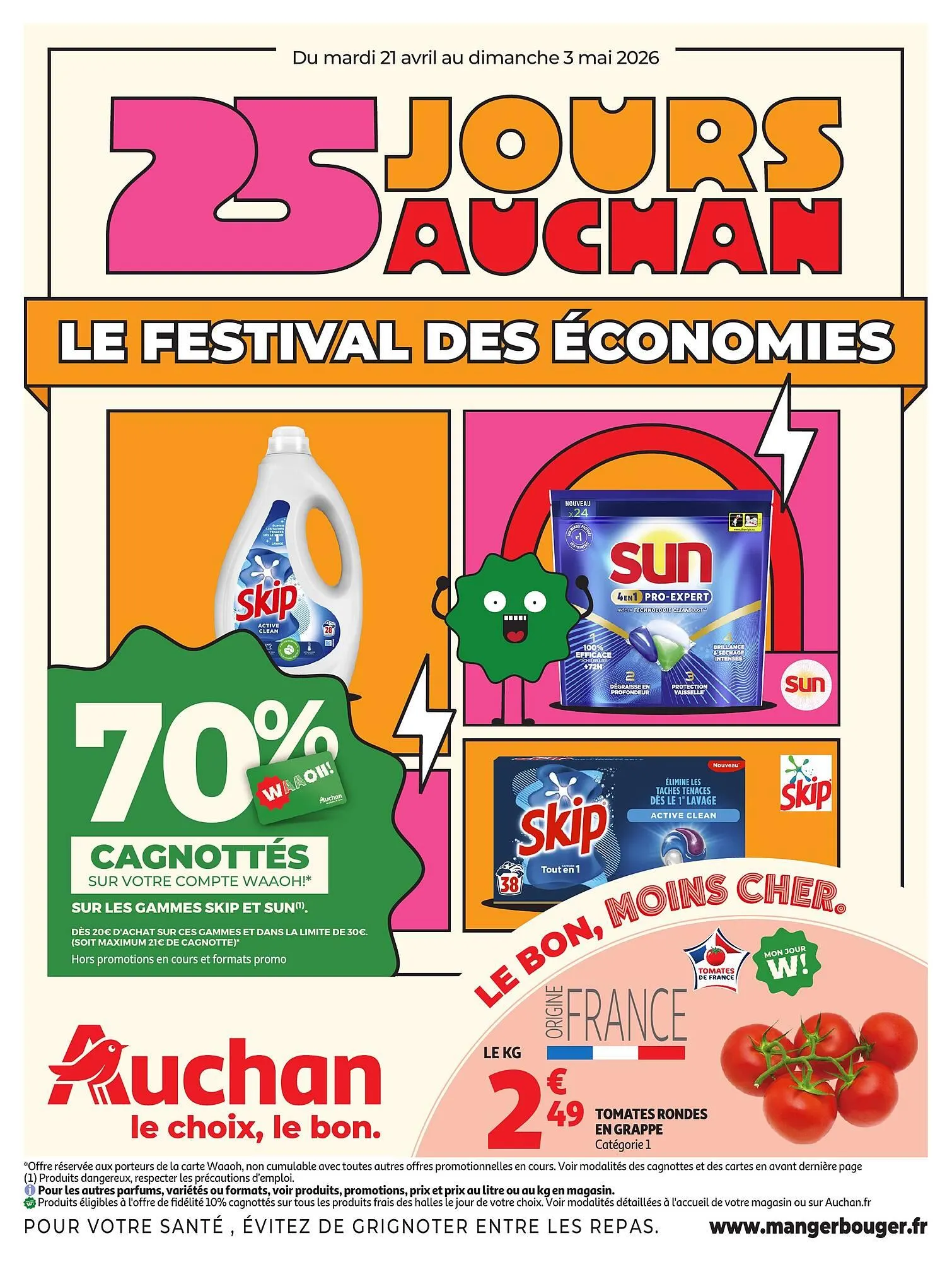 Catalogue Auchan du 21 avril au 3 mai 2026 - Catalogue page 1