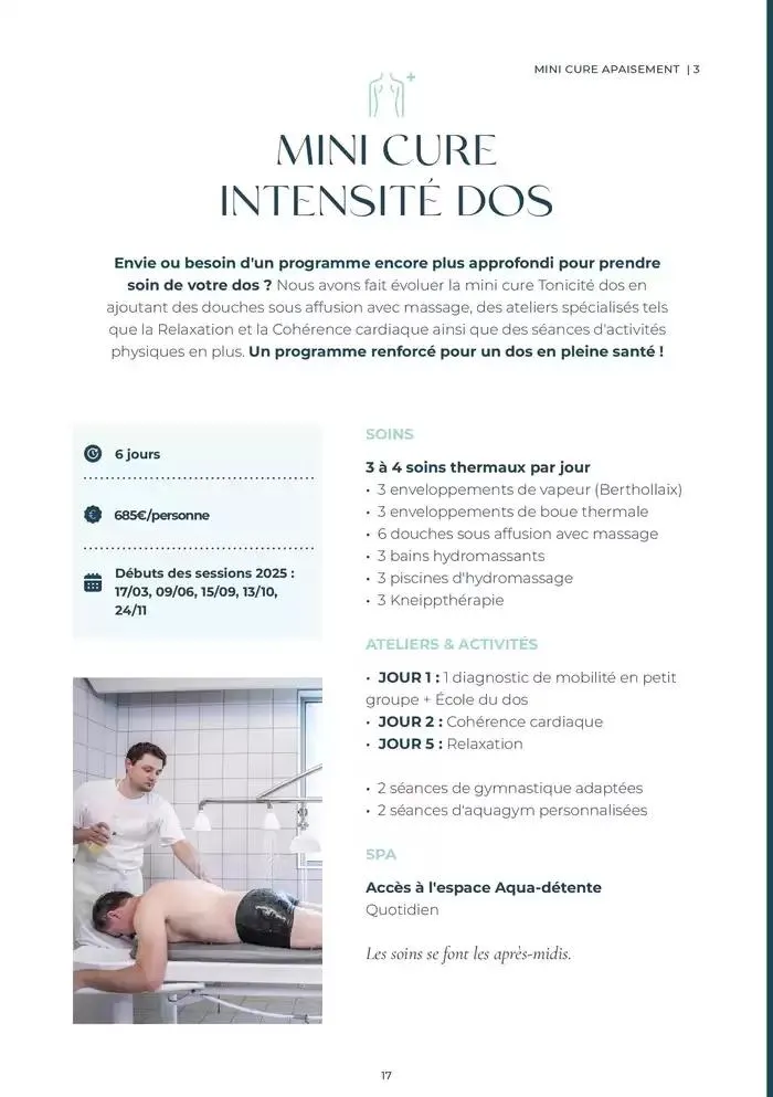 Mini Cures Aix 2025 du 10 février au 31 décembre 2025 - Catalogue page 17