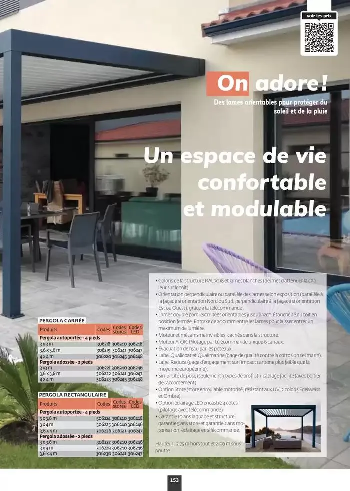 Aménagez votre extérieur SAISON 2025 du 1 janvier au 31 décembre 2025 - Catalogue page 155