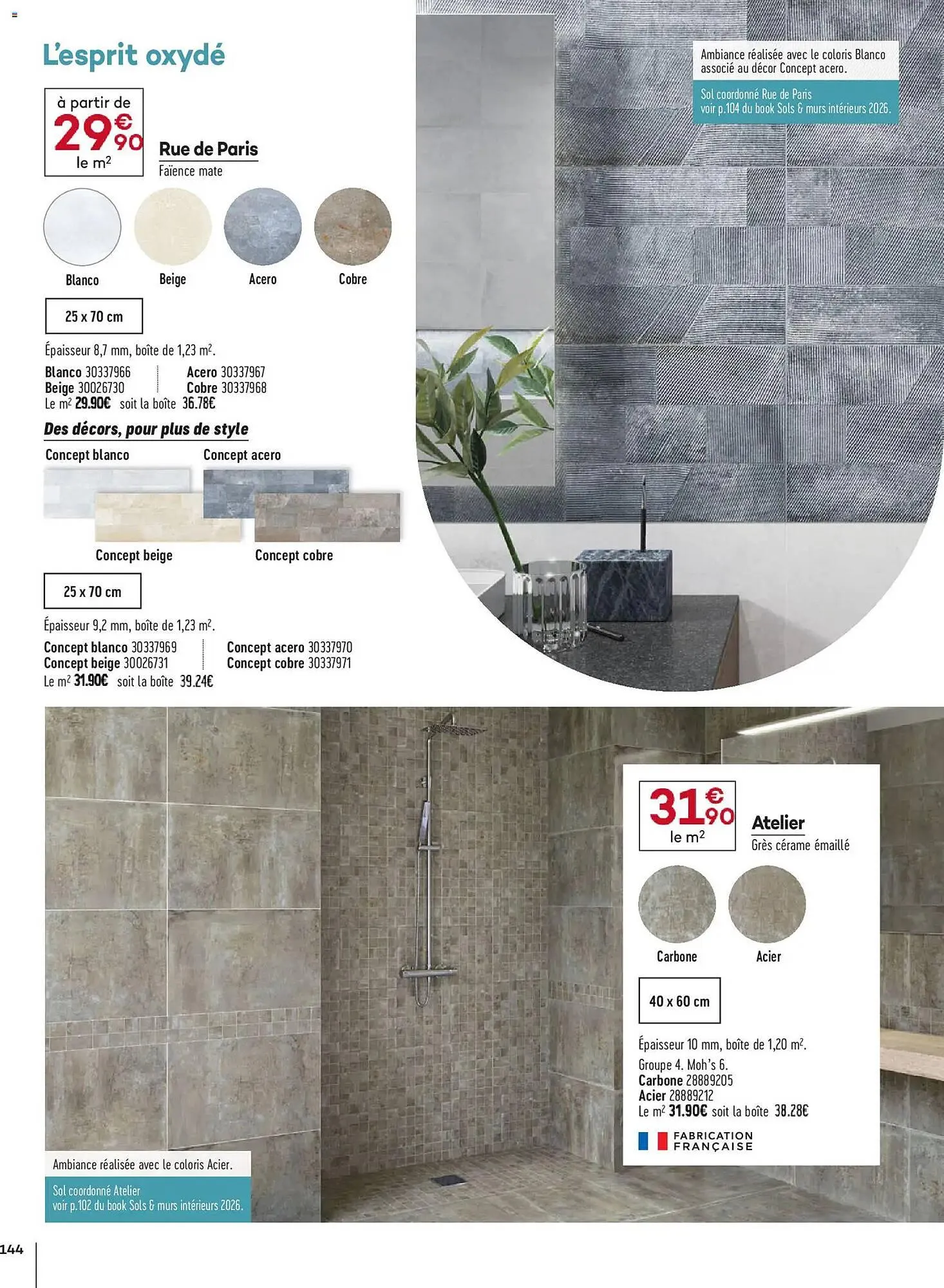 Catalogue Gedimat du 1 avril au 30 avril 2026 - Catalogue page 144