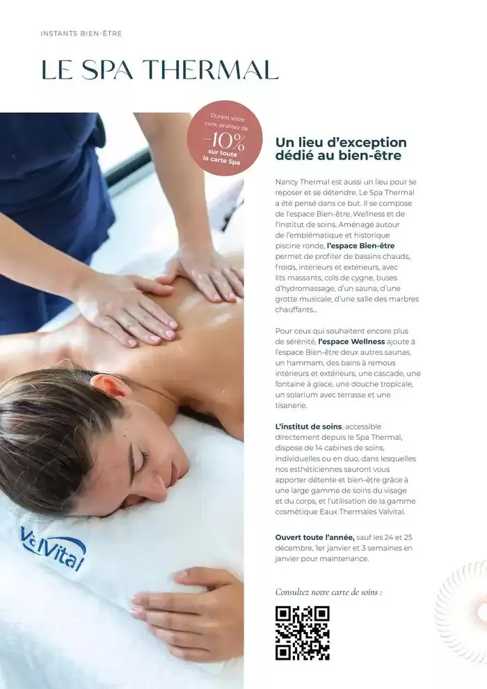 Brochure établissement Nancy Thermal 2025 du 31 mars au 29 novembre 2025 - Catalogue page 10
