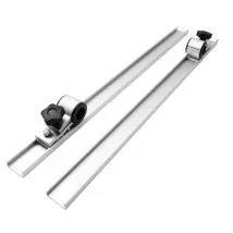 RAIL L.650 MM + SUPPORT Ø25 MM PANNEAU SOLAIRE PORTIQUE NOA