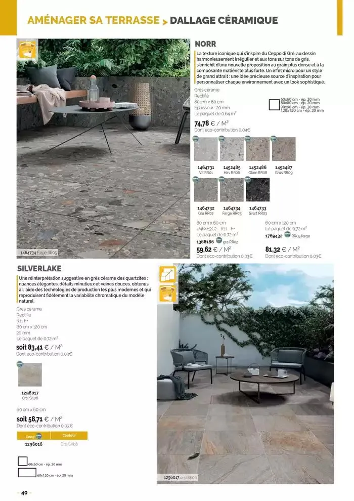 Aménagements Extérieurs 2025 du 30 avril au 31 décembre 2025 - Catalogue page 40