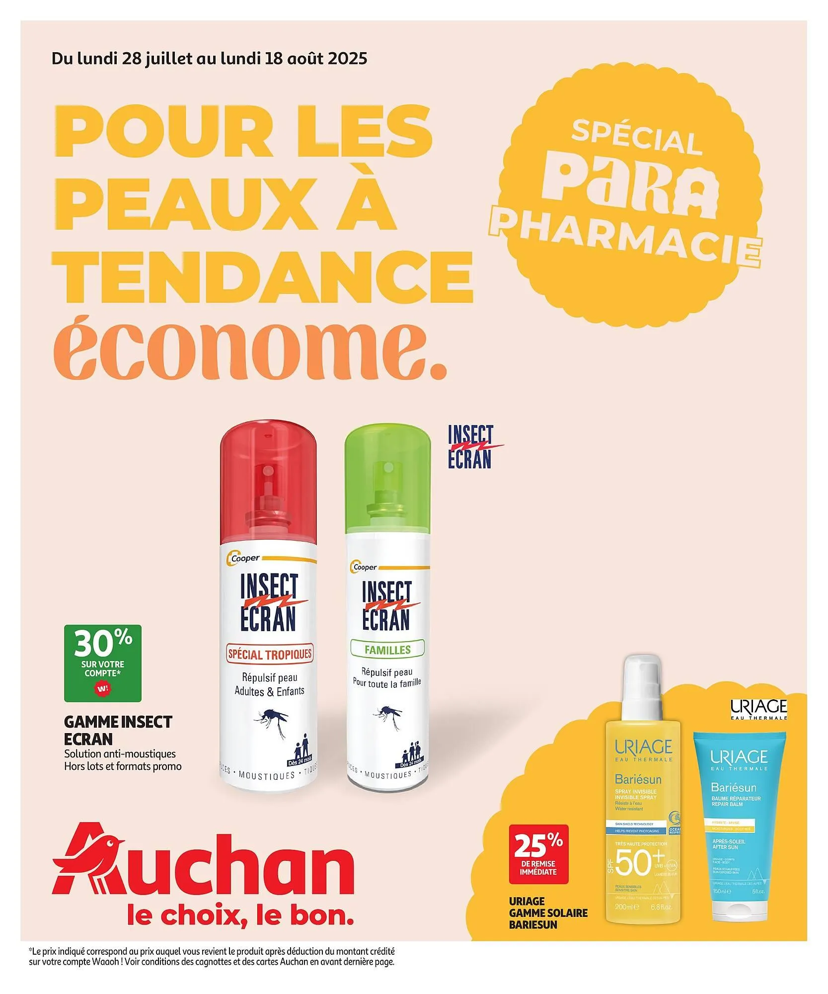 Catalogue Auchan du 29 juillet au 17 août 2025 - Catalogue page 1