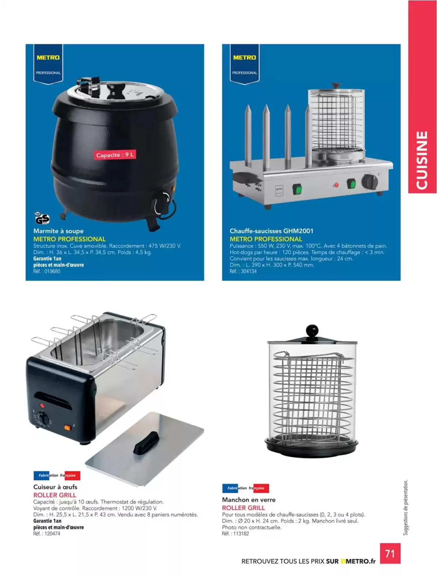 Catalogue METRO du 2 janvier au 31 décembre 2025 - Catalogue page 169