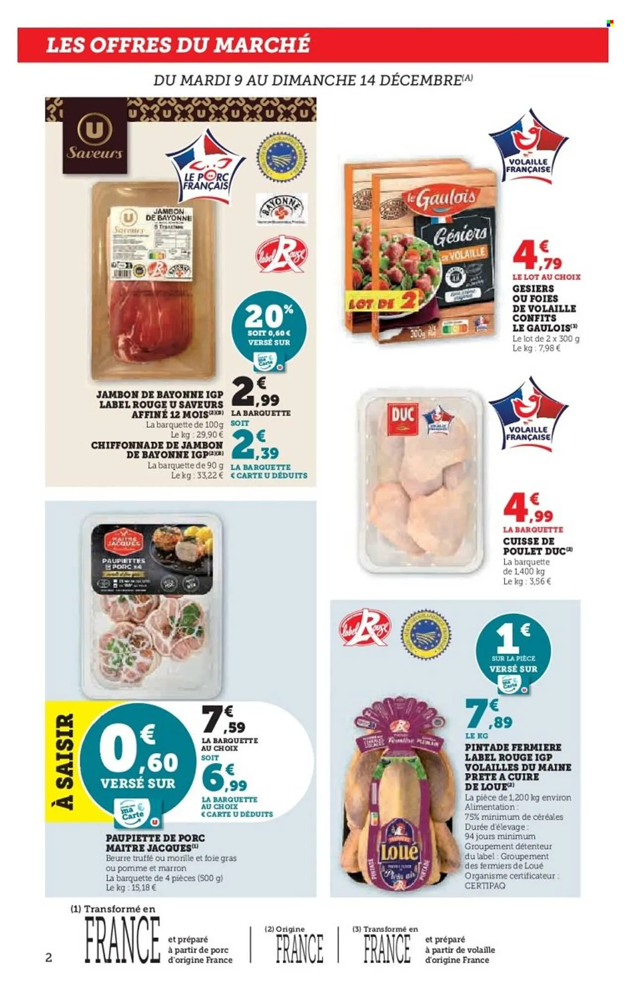 Catalogue U Express du 9 décembre au 24 décembre 2025 - Catalogue page 2