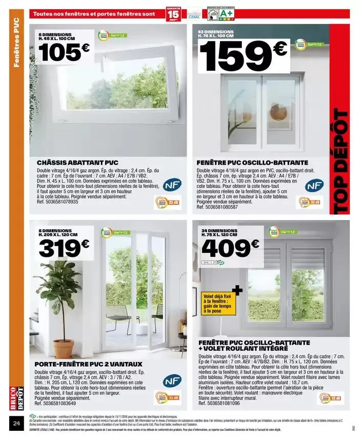 J’améliore mon habitat à prix dépôt du 2 octobre au 9 octobre 2024 - Catalogue page 24