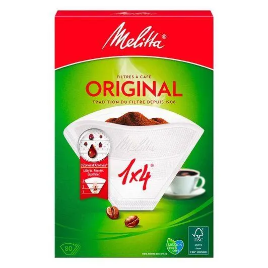 Filtres x 80 MELITTA 1x4