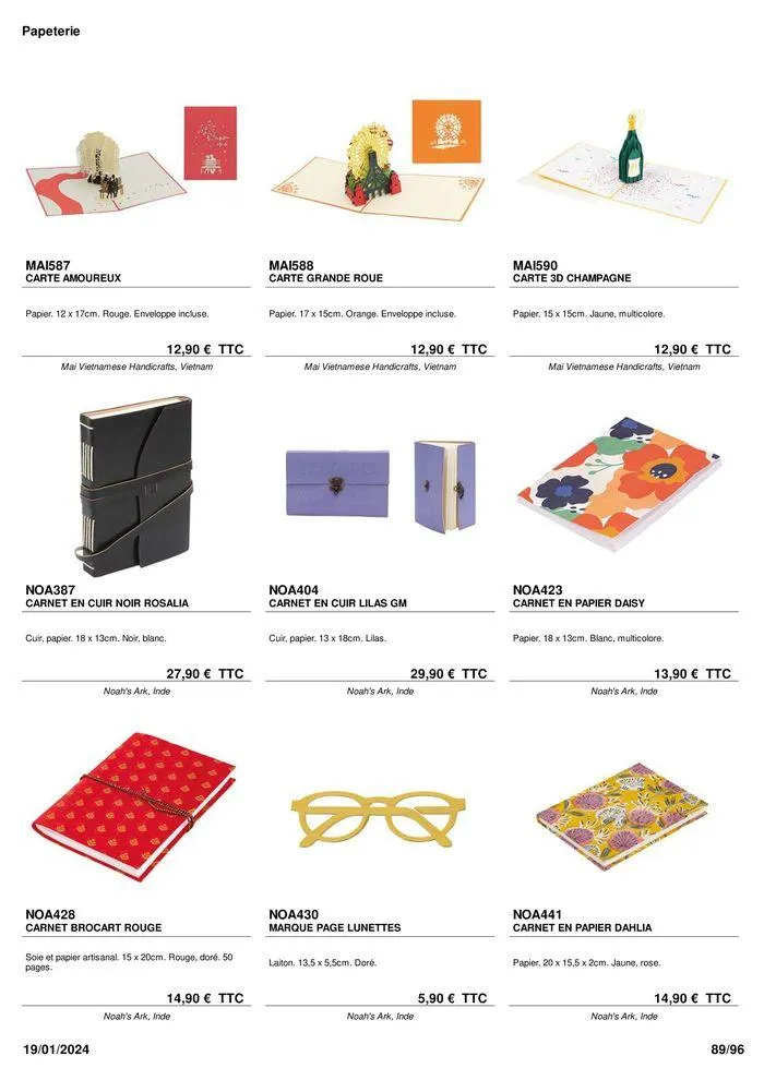 ARTISANAT . DéCORATION . MODE . JOUETS du 9 février au 31 août 2024 - Catalogue page 91