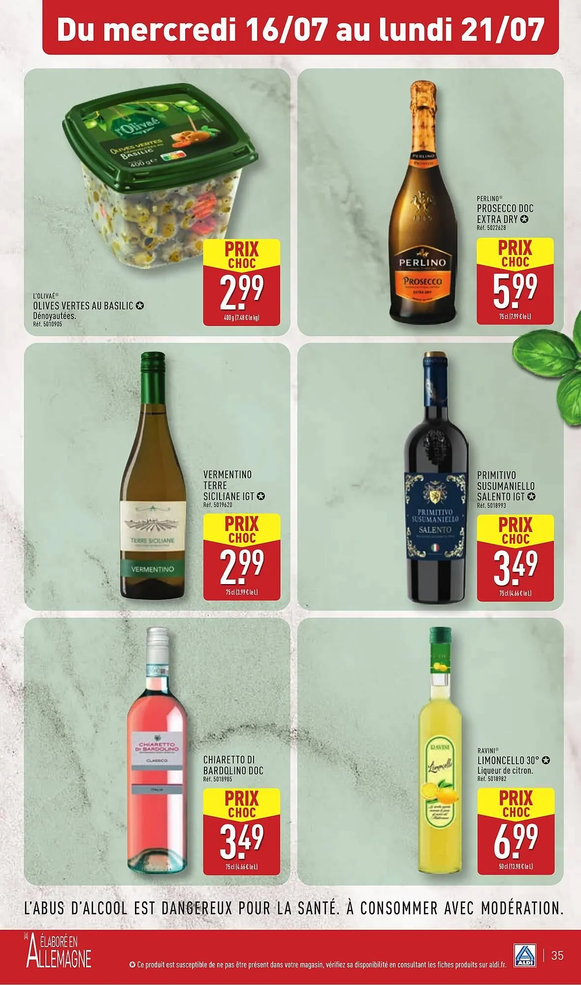 Catalogue ALDI du 16 juillet au 21 juillet 2025 - Catalogue page 36