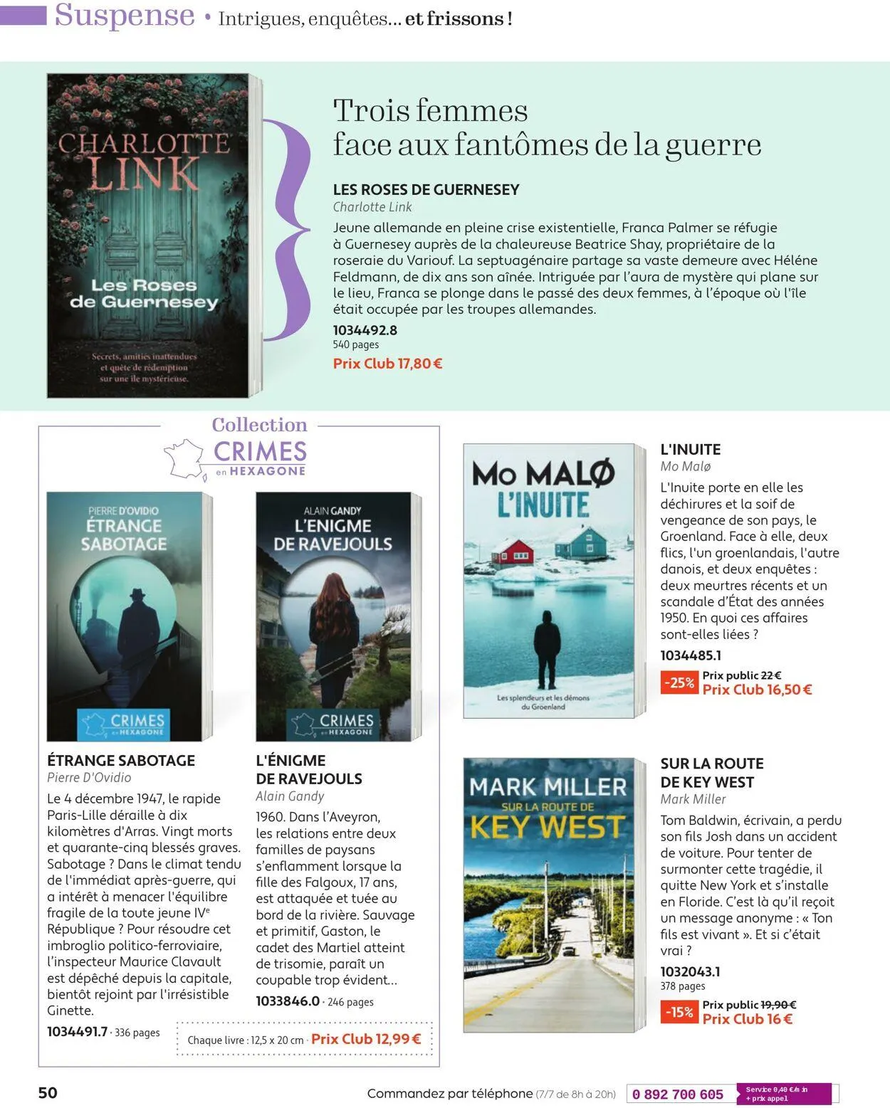 France Loisirs du 1 mai au 30 juin 2025 - Catalogue page 50