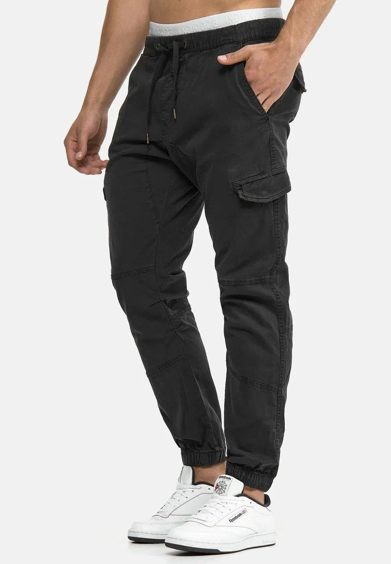 LEVI - Pantalon cargo - black