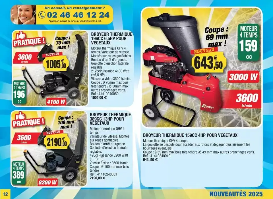 Spécial nouveautés 2025 du 25 février au 31 mai 2025 - Catalogue page 12