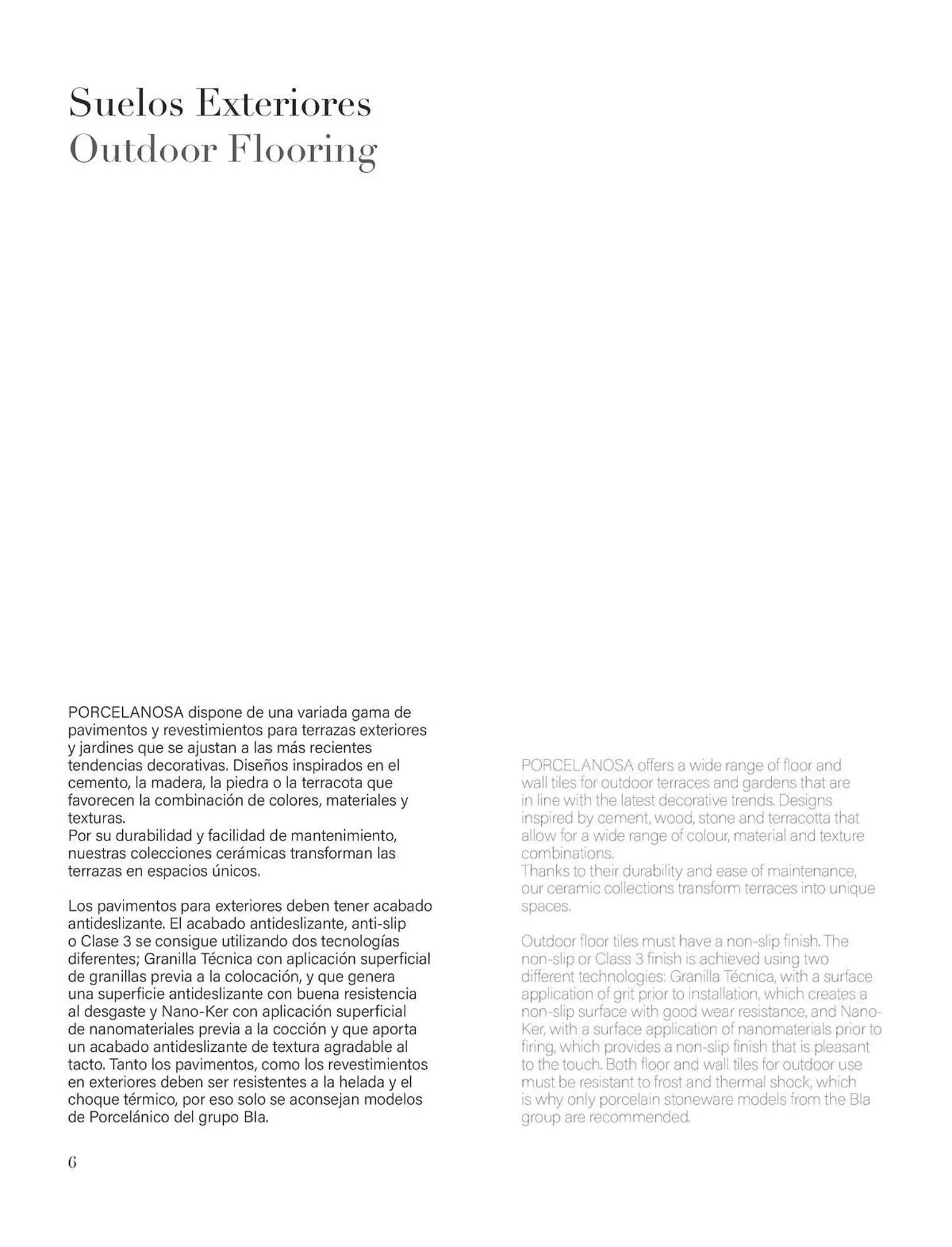 Catalogue Porcelanosa du 18 septembre au 31 décembre 2025 - Catalogue page 6