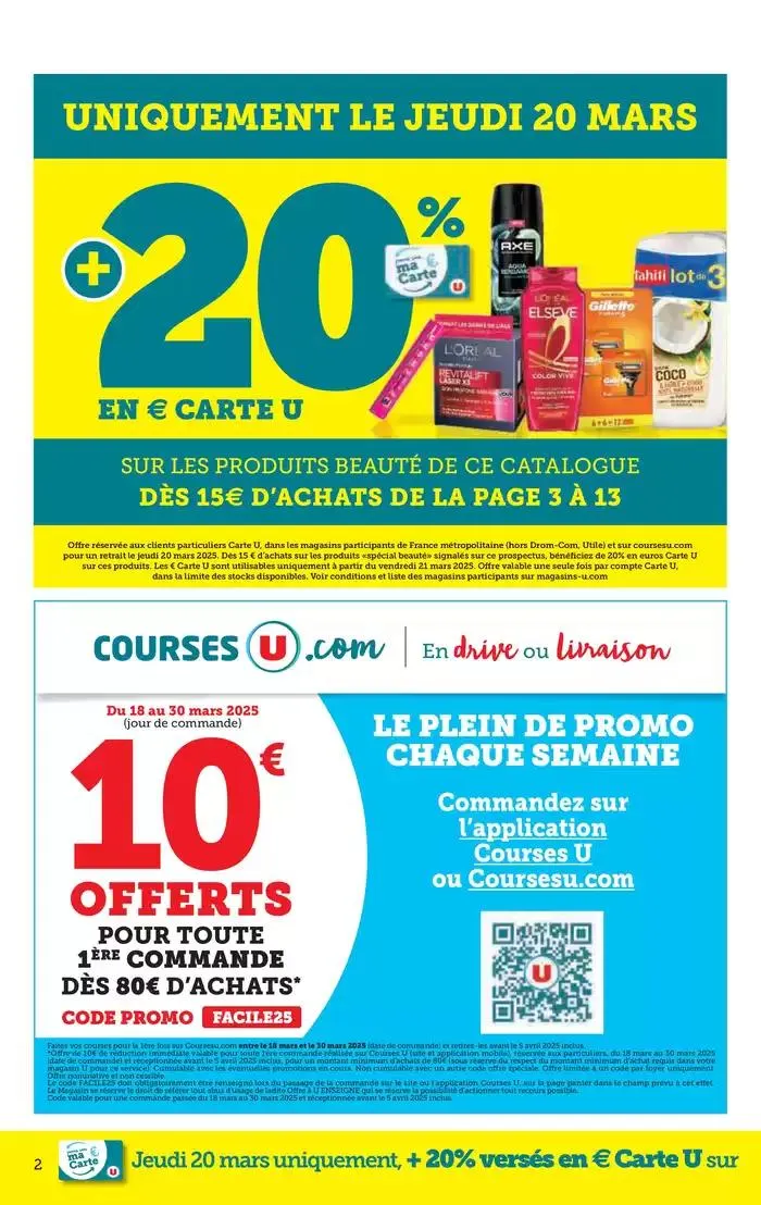 Spécial Beauté du 18 mars au 30 mars 2025 - Catalogue page 2