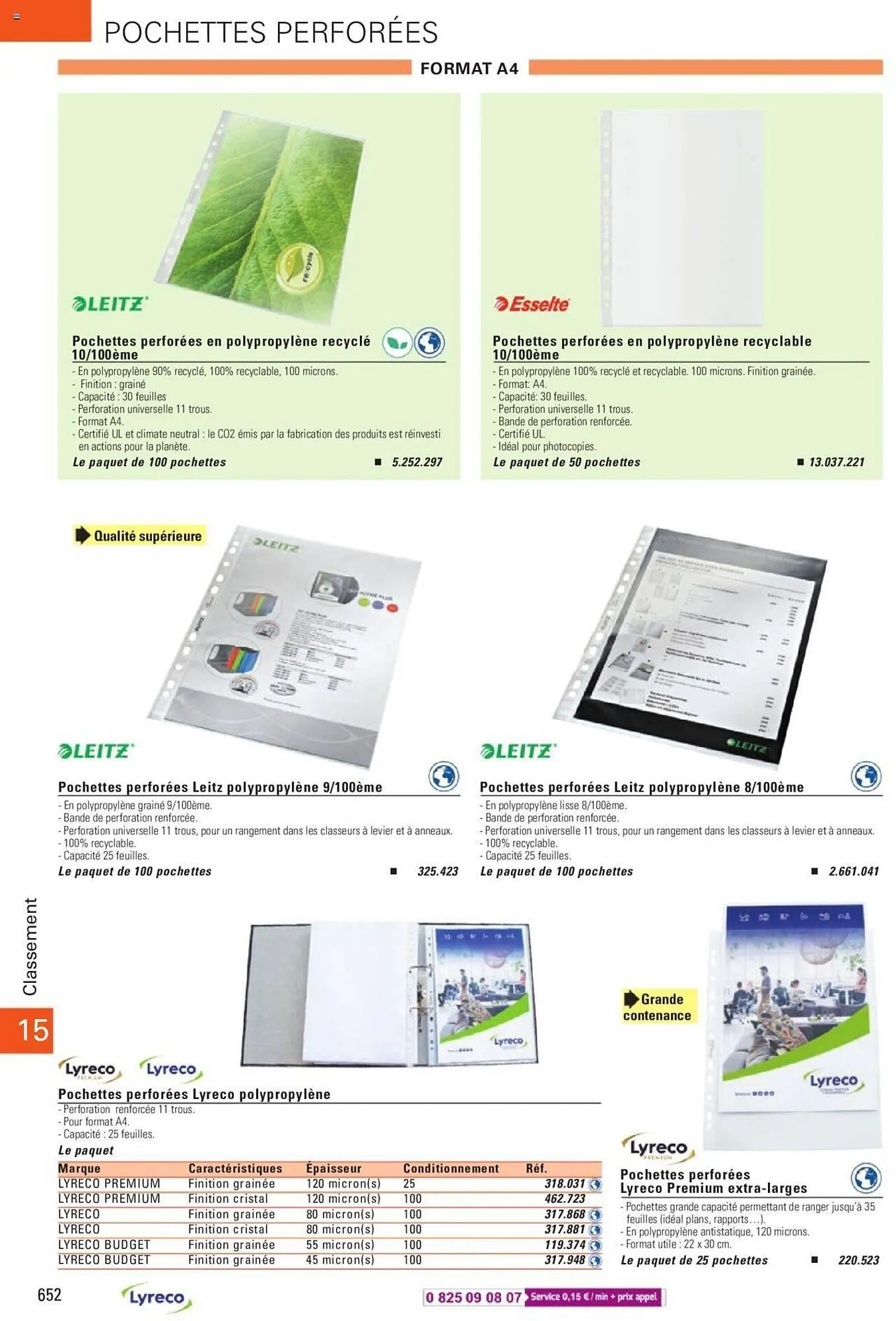 Catalogue Lyreco du 15 mai au 31 décembre 2023 - Catalogue page 652