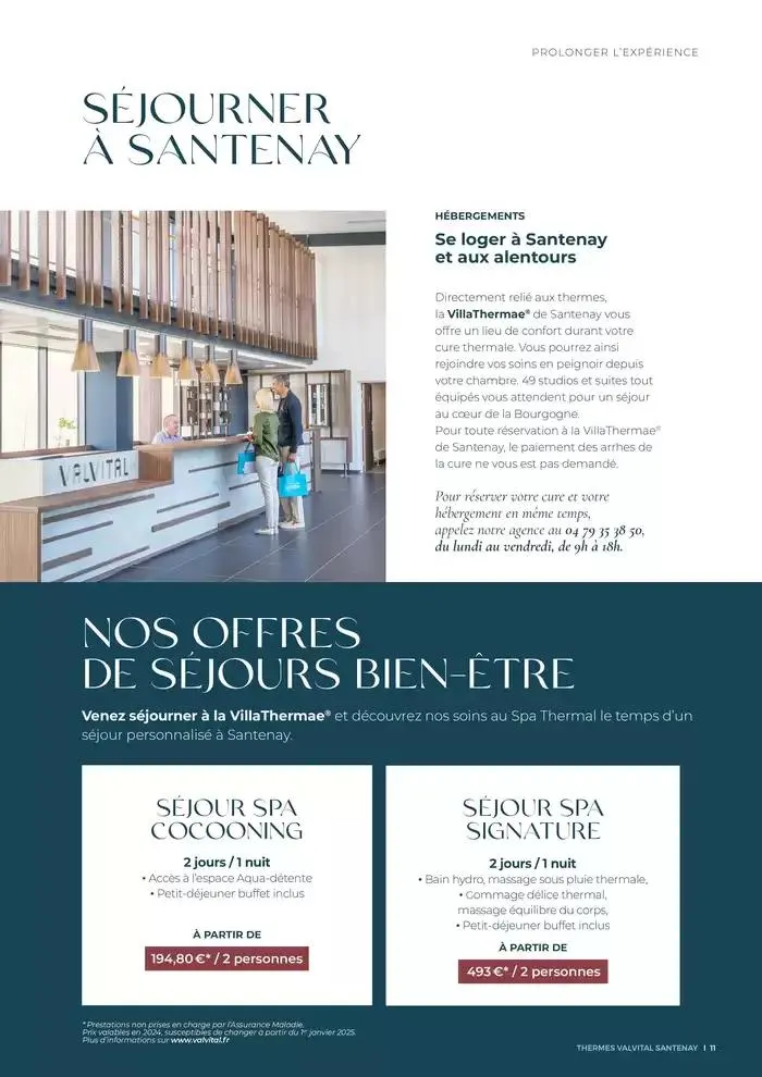 Brochure établissement Santenay 2025 du 17 mars au 22 novembre 2025 - Catalogue page 11