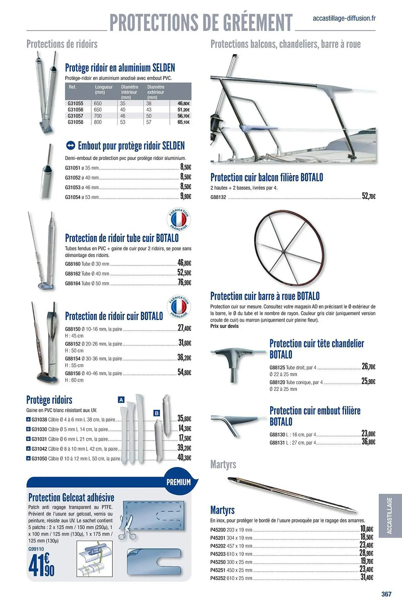 Catalogue Accastillage Diffusion du 1 mars au 31 décembre 2023 - Catalogue page 369