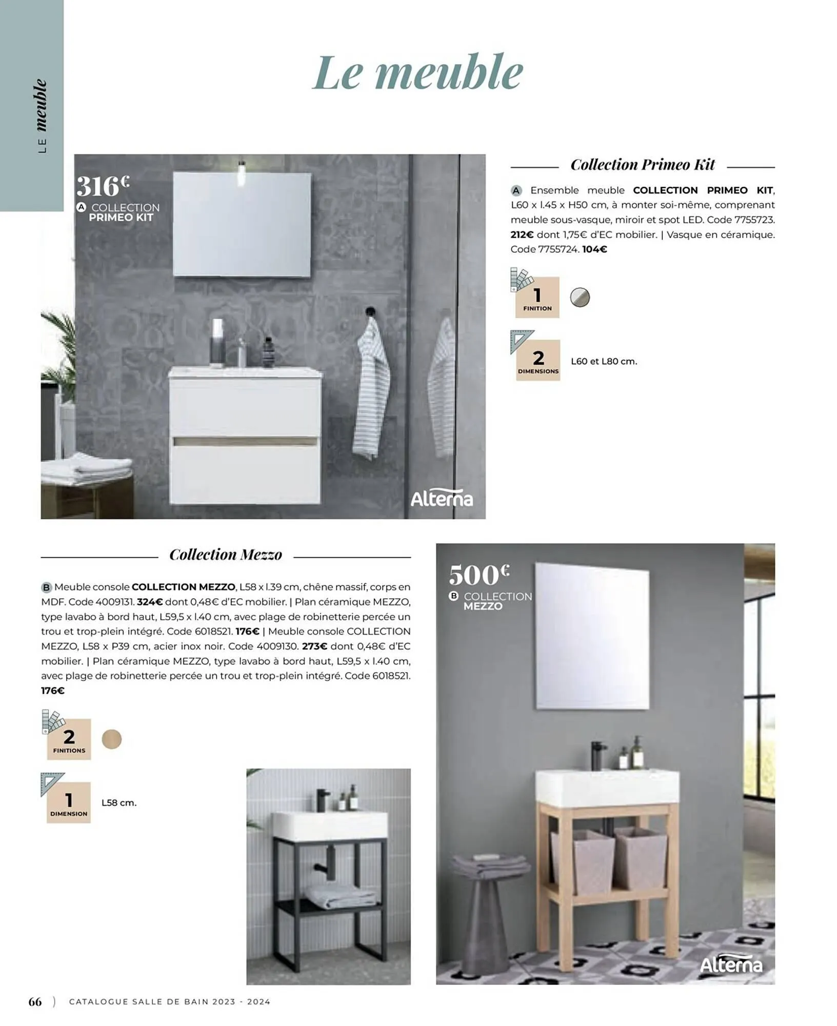 Catalogue Cedeo du 6 juillet au 31 décembre 2023 - Catalogue page 66