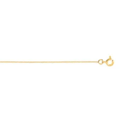 Chaîne or 750 jaune maille gourmette 50 cm