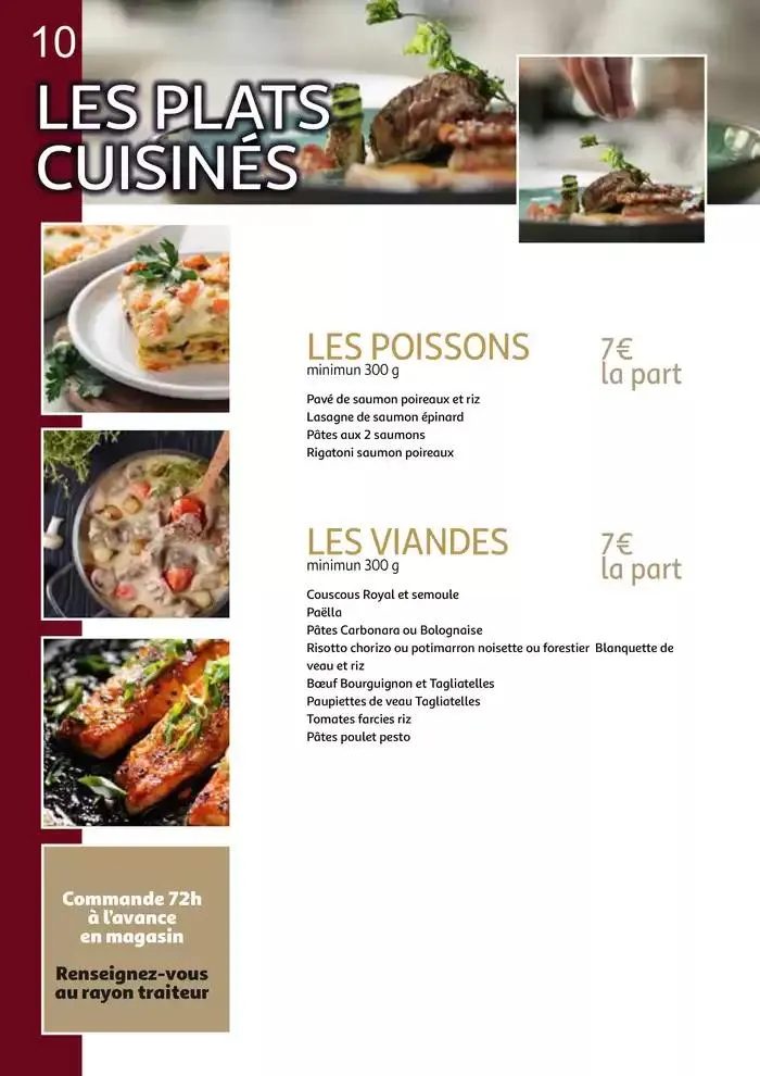 Auchan : Le traiteur d'ENGLOS du 9 avril au 31 août 2025 - Catalogue page 10
