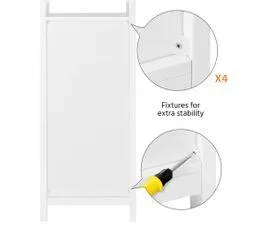 YAHEETECH Colonne Salle De Bain Armoir Haute Meuble De Rangement Toilette Wc Salon Chambre 40 x 32 x 160 cm