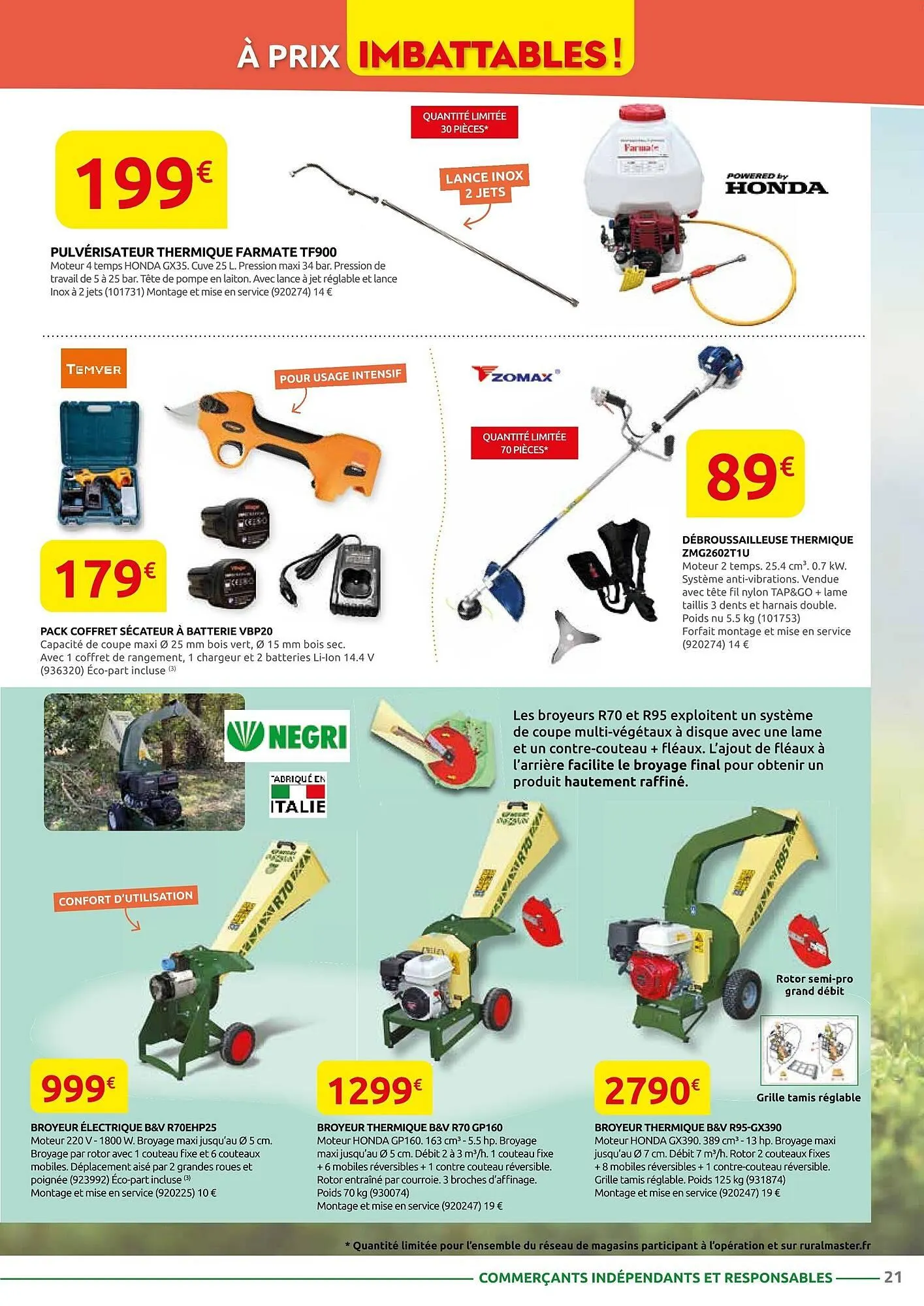 Catalogue Rural Master du 2 mars au 28 mars 2026 - Catalogue page 21