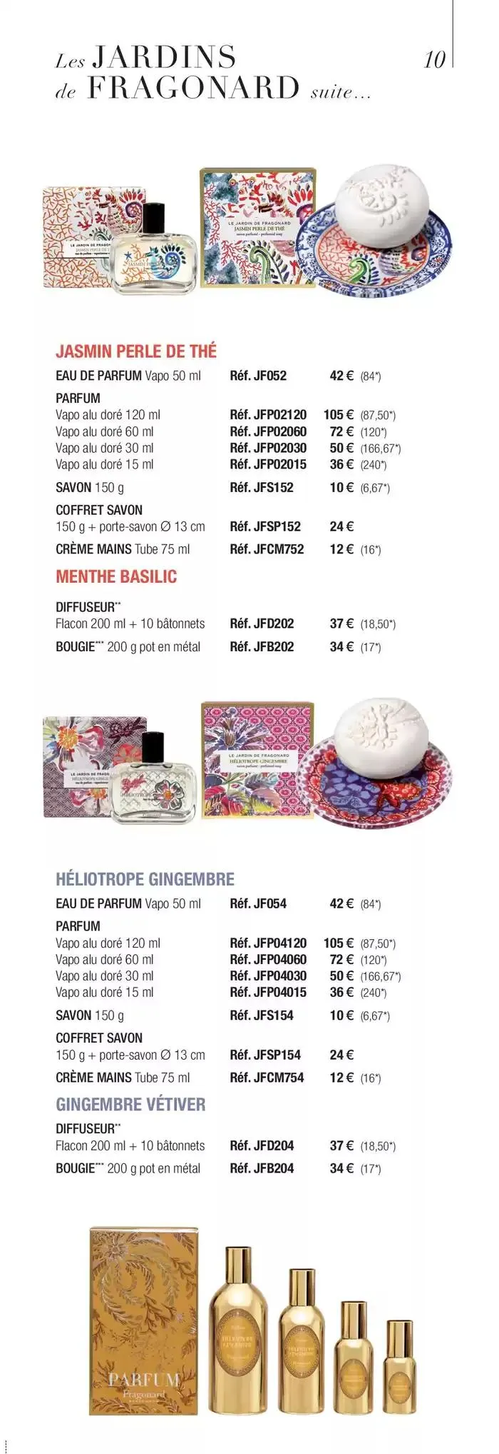 TARIF GÉNÉRAL 2025 du 6 janvier au 31 mars 2025 - Catalogue page 10