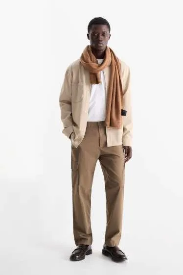 Cargo trousers - textured