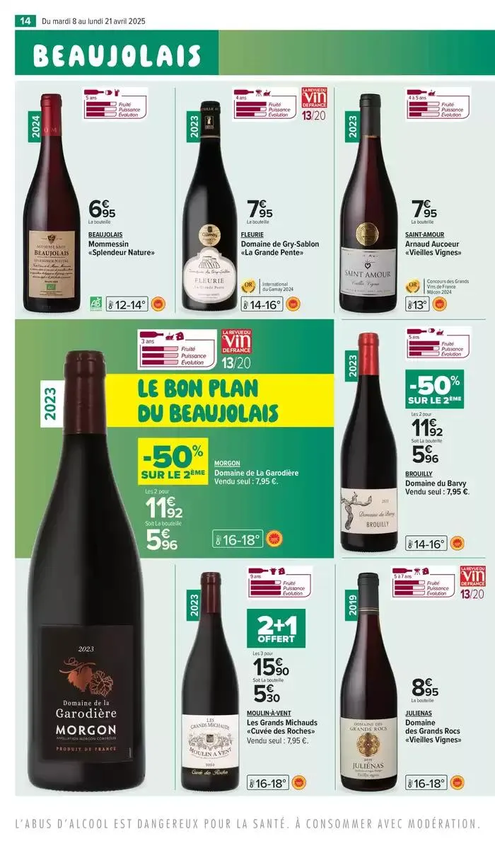 FOIRE AUX VINS DE PRINTEMPS du 8 avril au 21 avril 2025 - Catalogue page 16