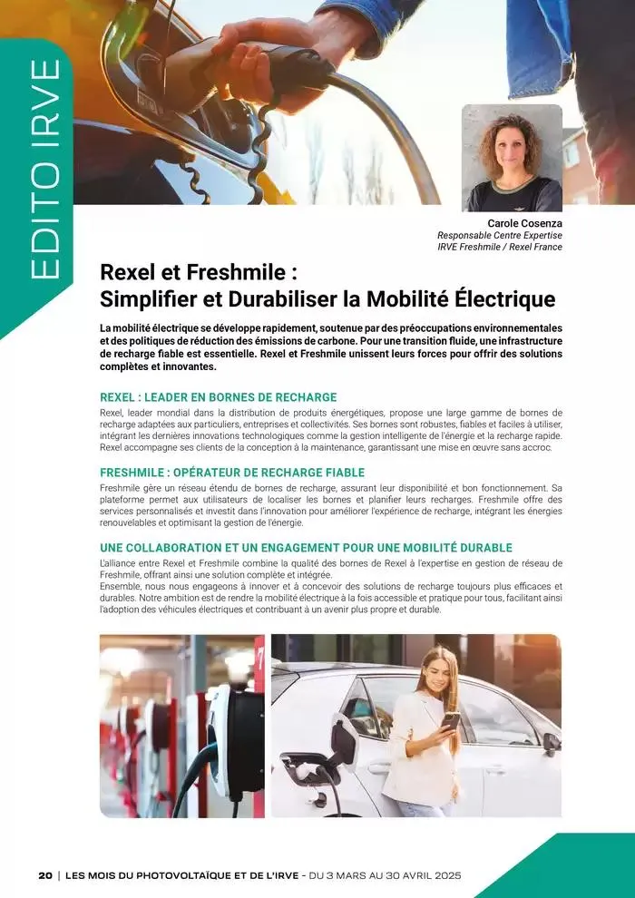 Les mois du Photoboltaique et de l'IRVE 2025 du 3 mars au 30 avril 2025 - Catalogue page 20
