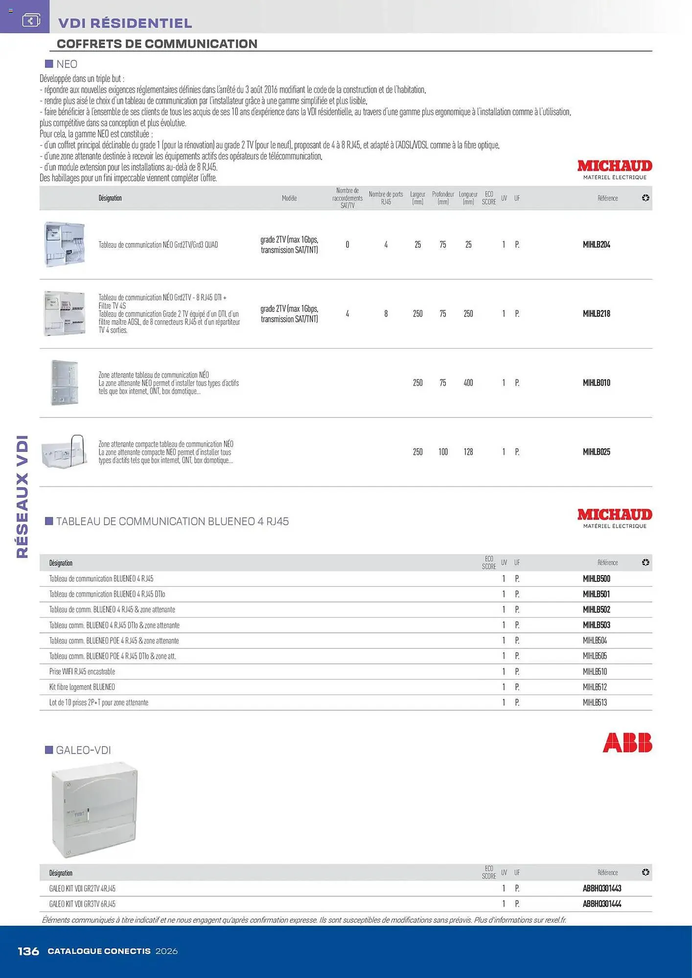 Catalogue Rexel du 10 avril au 31 décembre 2026 - Catalogue page 136