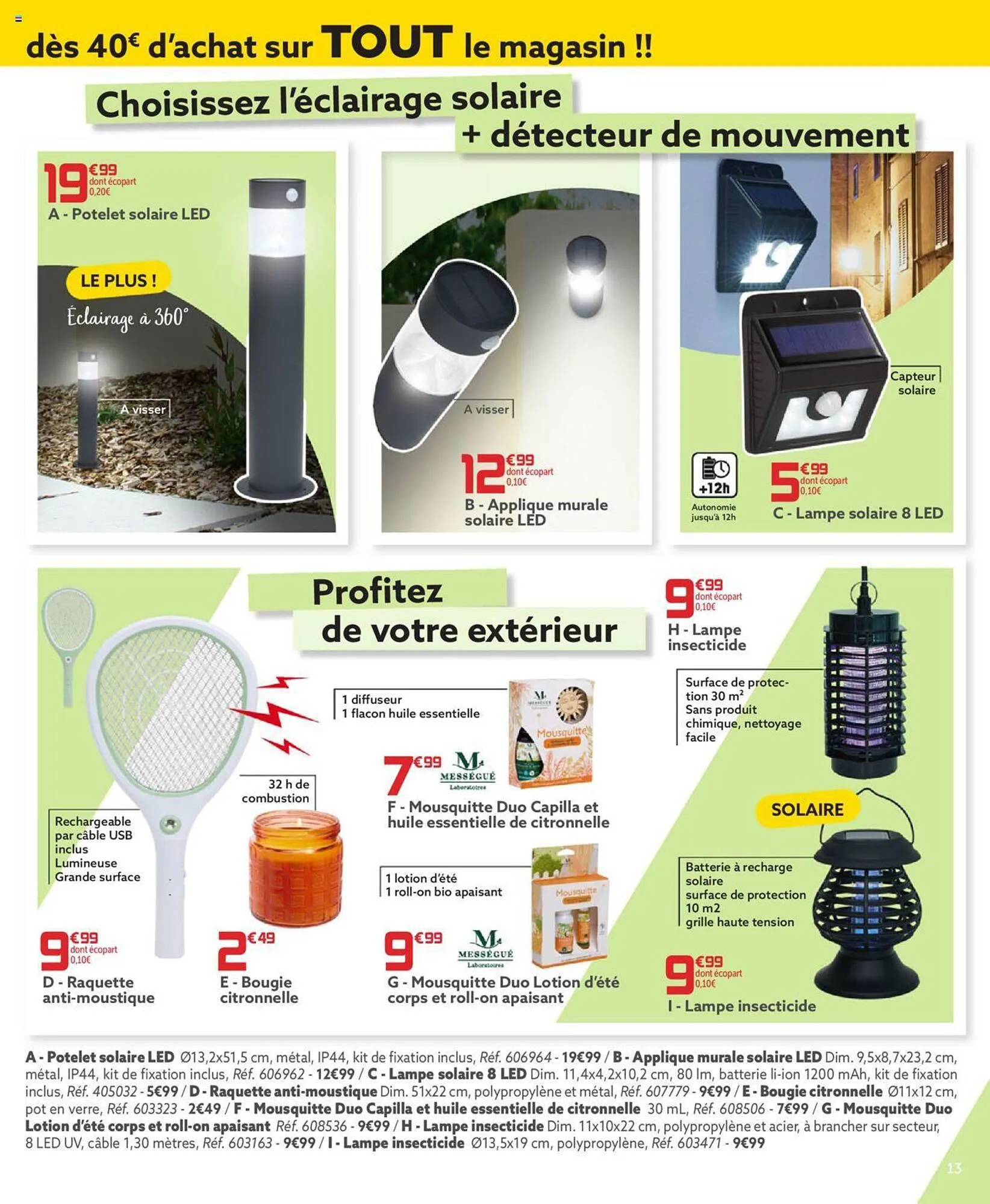 Catalogue GiFi du 17 juillet au 24 juillet 2023 - Catalogue page 13