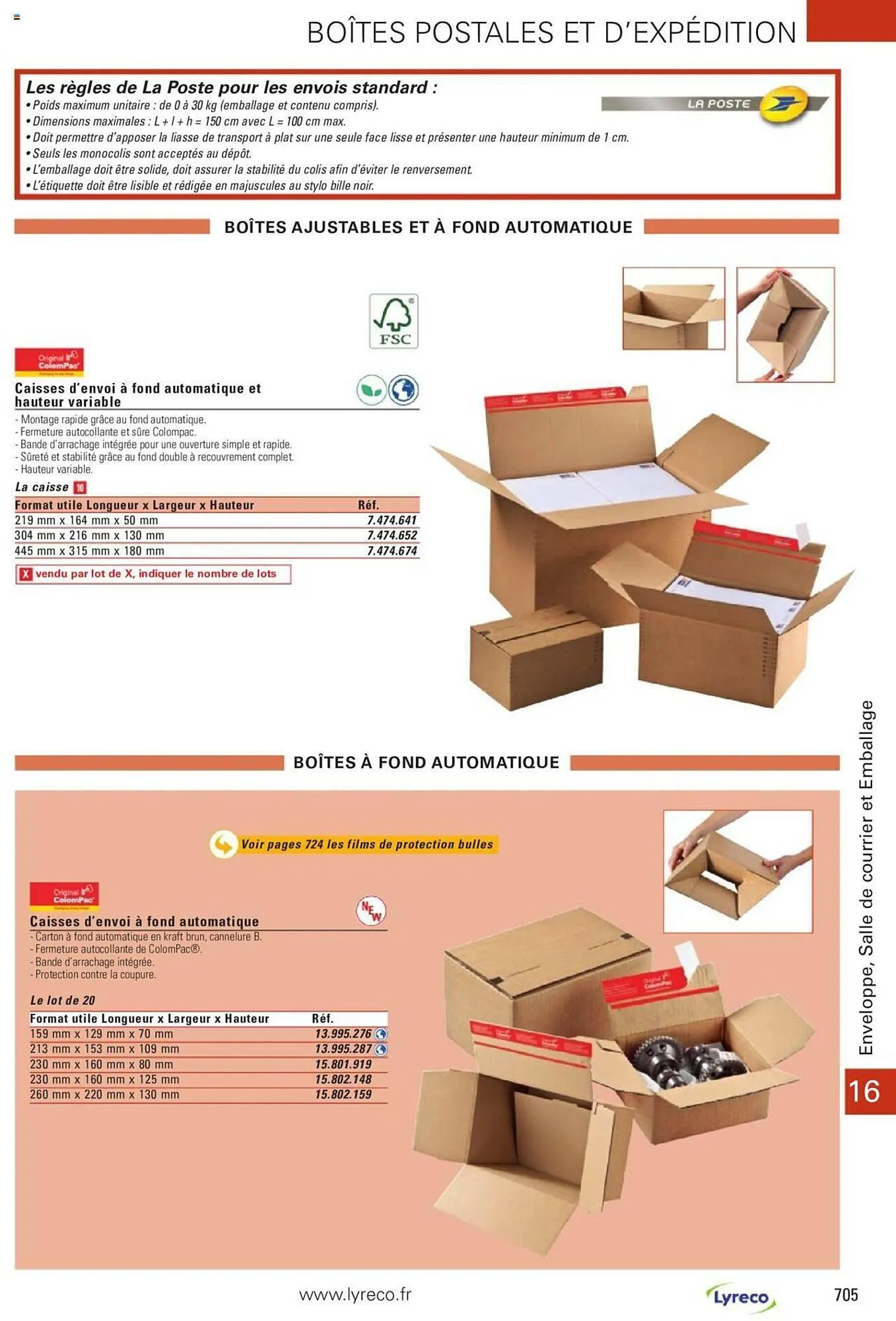 Catalogue Lyreco du 15 mai au 31 décembre 2023 - Catalogue page 705