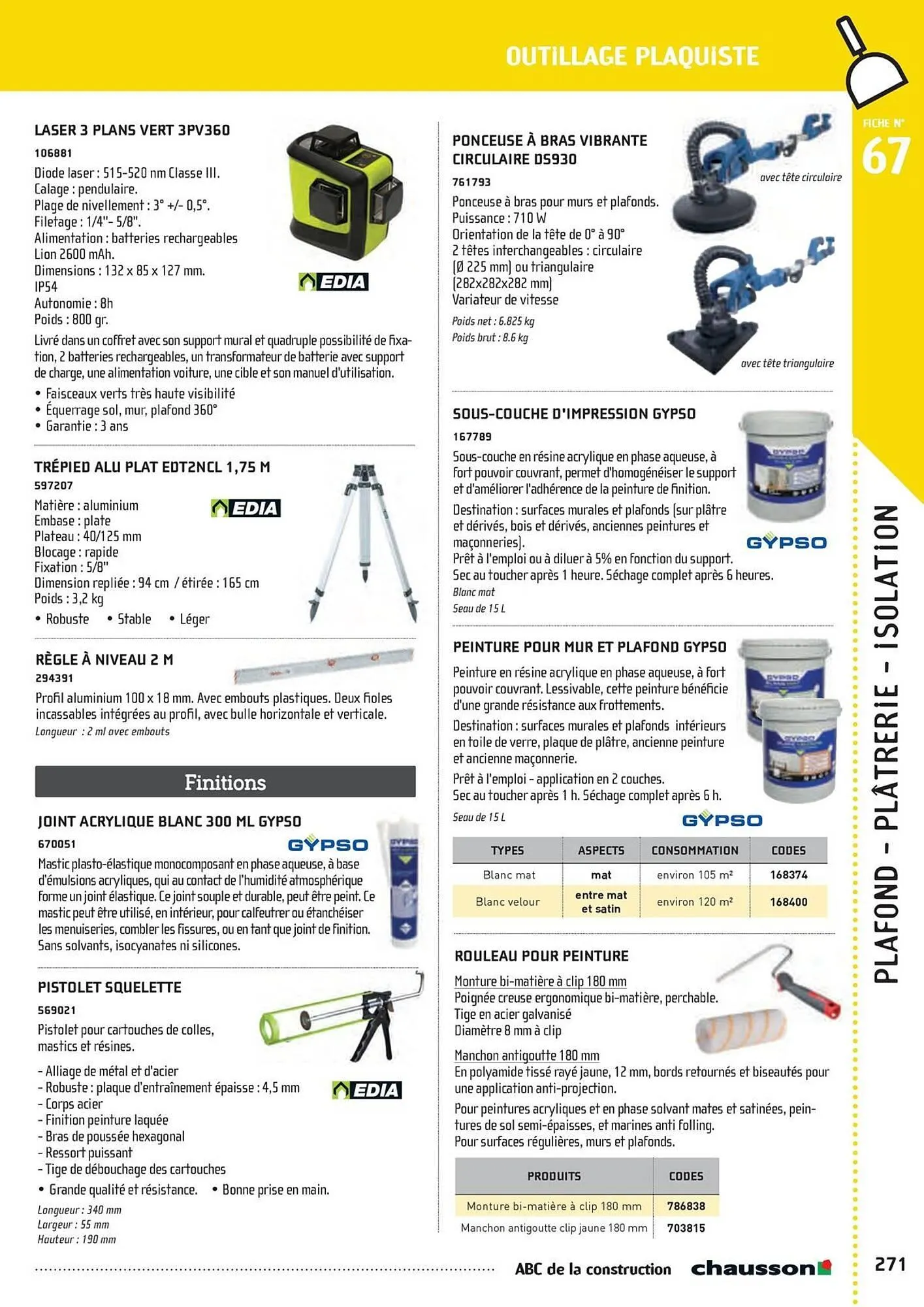 Catalogue Chausson Matériaux du 2 mai au 31 décembre 2025 - Catalogue page 273