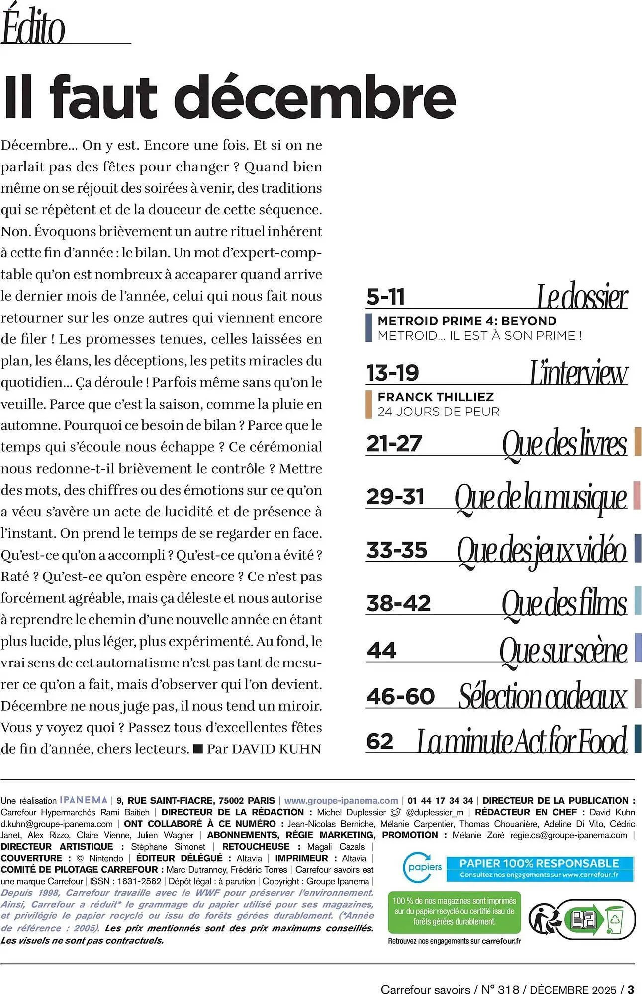 Catalogue Carrefour du 1 décembre au 31 décembre 2025 - Catalogue page 3