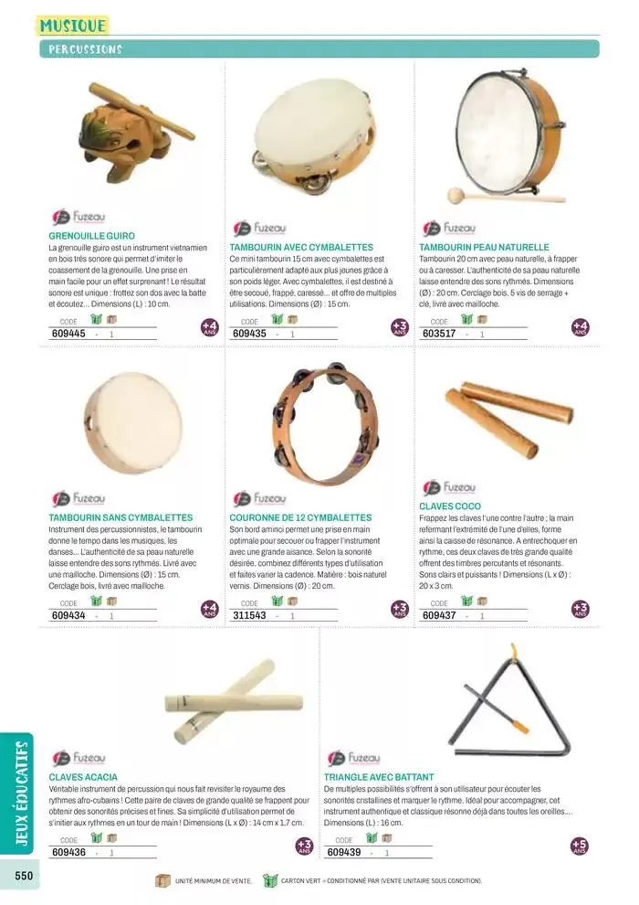 Nos Catalogues Thématiques du 1 janvier au 31 décembre 2025 - Catalogue page 552