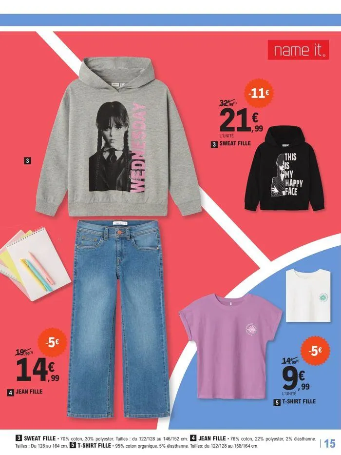 TOP DÉPART POUR LA RENTRÉE À PRIX E. LECLERC du 31 juillet au 7 septembre 2024 - Catalogue page 15