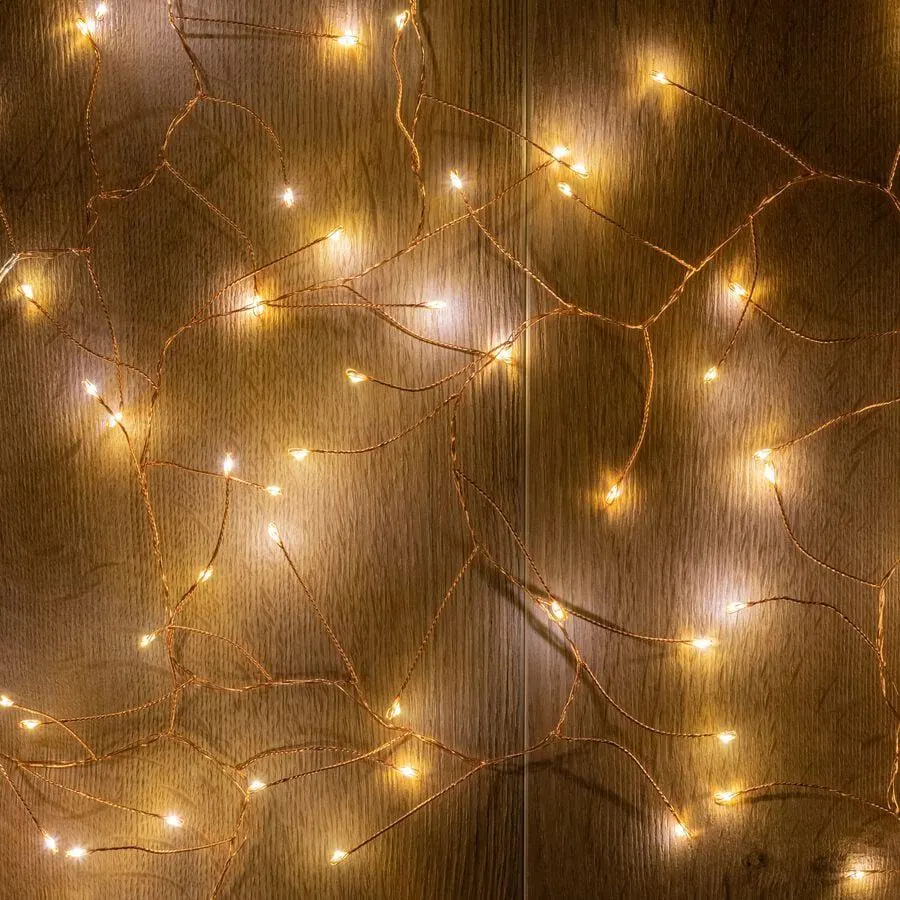 Guirlande lumineuse à gouttes L1000cm - blanc