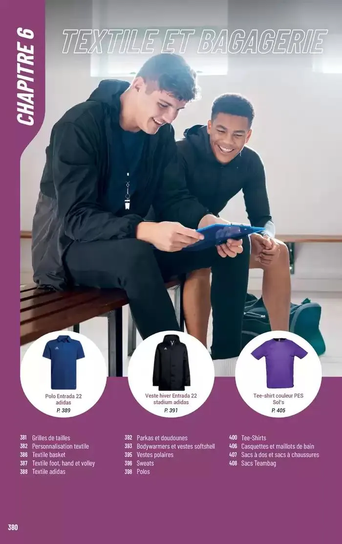 ÉQUIPEMENT SPORTIF du 6 mars au 31 décembre 2025 - Catalogue page 352