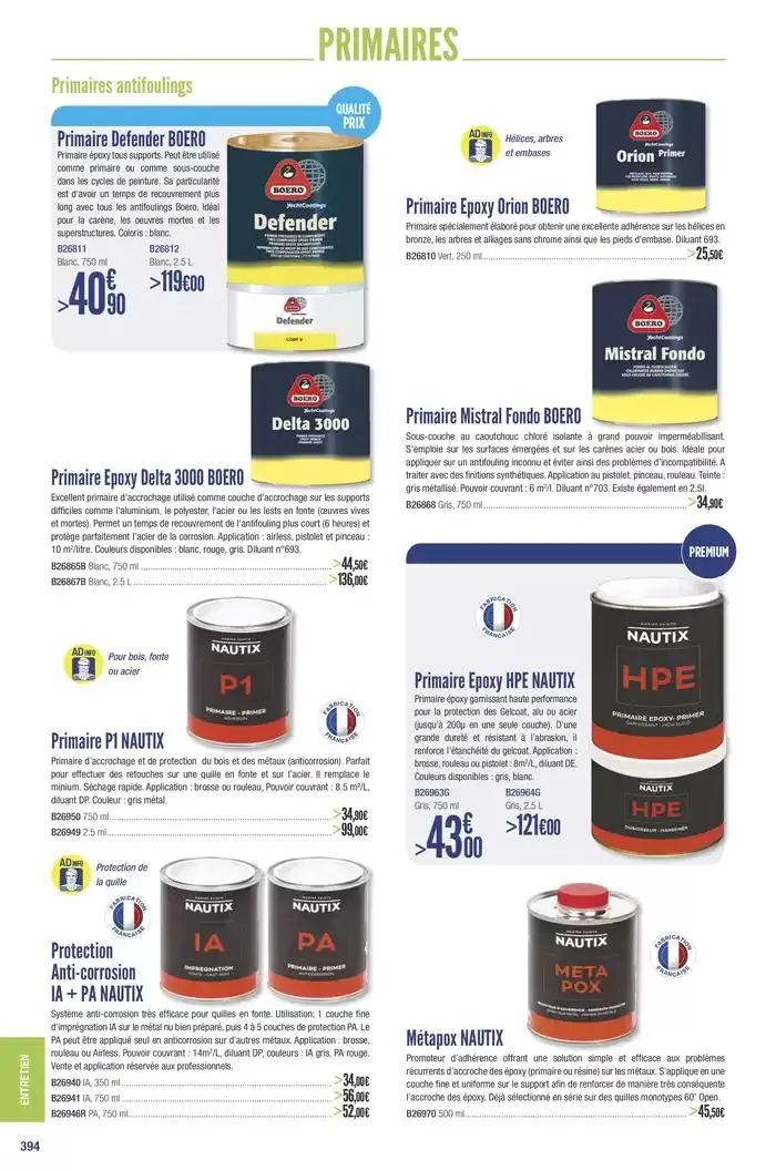 Catalogue Accastillage Diffusion 2025 du 1 janvier au 31 décembre 2025 - Catalogue page 396