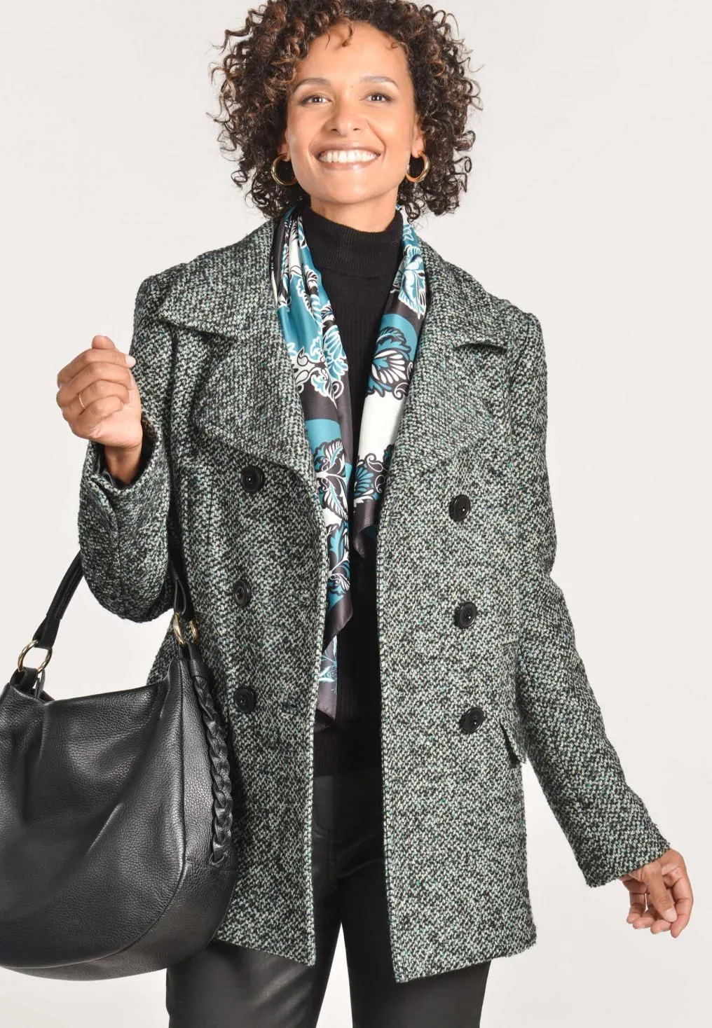 CABAN - MANTEAU - ÉMERAUDE