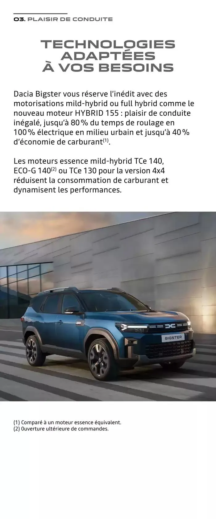 Dacia Bigster du 10 février au 31 décembre 2025 - Catalogue page 7