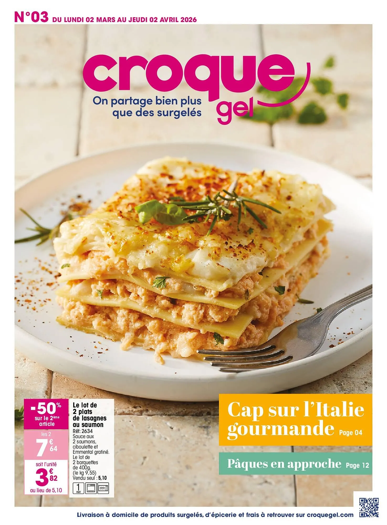 Catalogue Croque Gel du 2 mars au 2 avril 2026 - Catalogue page 1