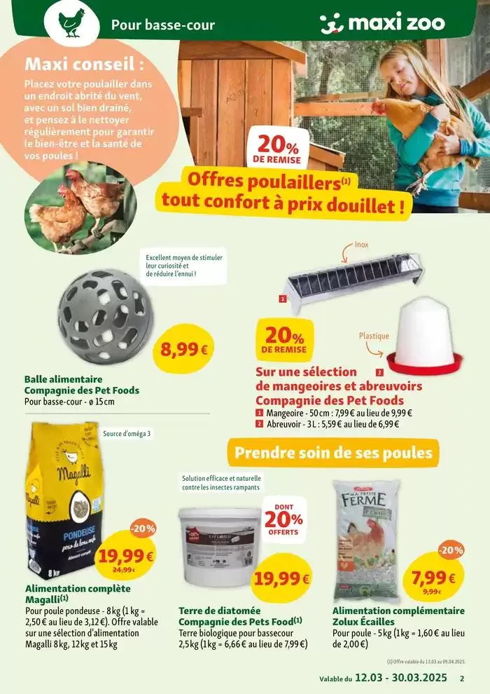 Maxi Zoo, Tout pour vos animaux - Des promos qui donnent des ailes du 12 mars au 30 mars 2025 - Catalogue page 2
